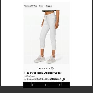 Lululemon capri